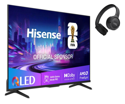 Telewizor Hisense 55E7Q Pro 55" QLED 4K 144Hz + JBL TUNE 520